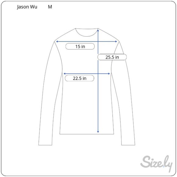 Jason Wu Beige‎ Ruffle Sleeve Sweatshirt M - Picture 8 of 8